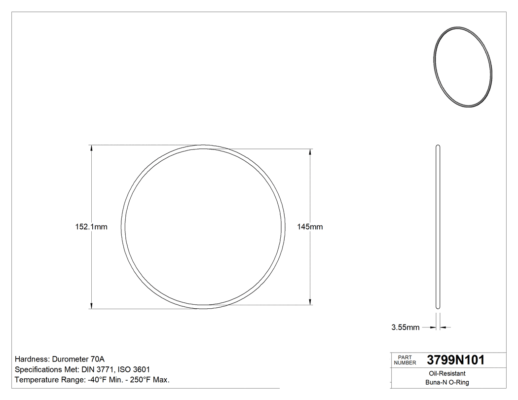Technical drawing - 3799N101